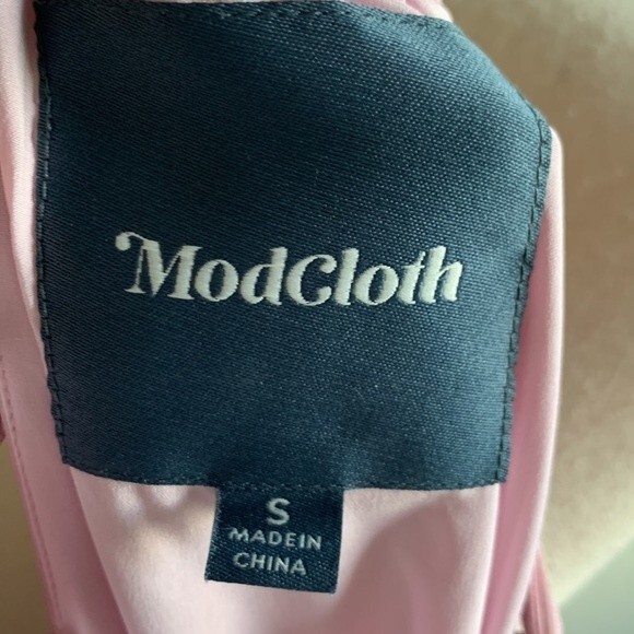 Modcloth Pink Halter Maxi Dress - Picture 8 of 9